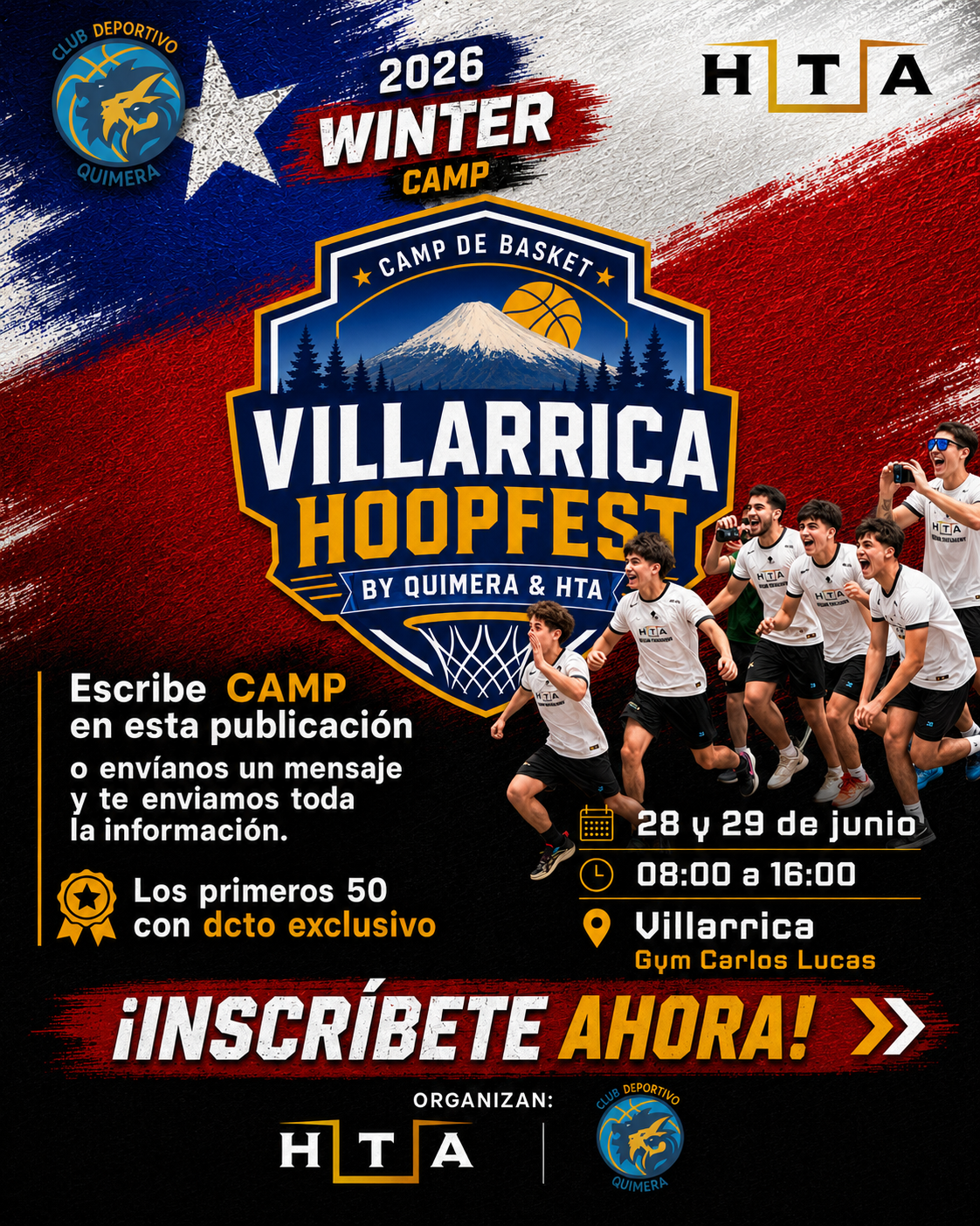 Hoop Fest /Camp HTA/ Quimera,  Villarrica 28 y 29 de Junio