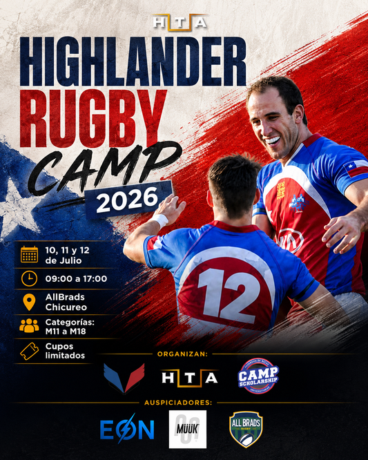 Highlander Rugby Camp By HTA, 10, 11 y 12 de Julio