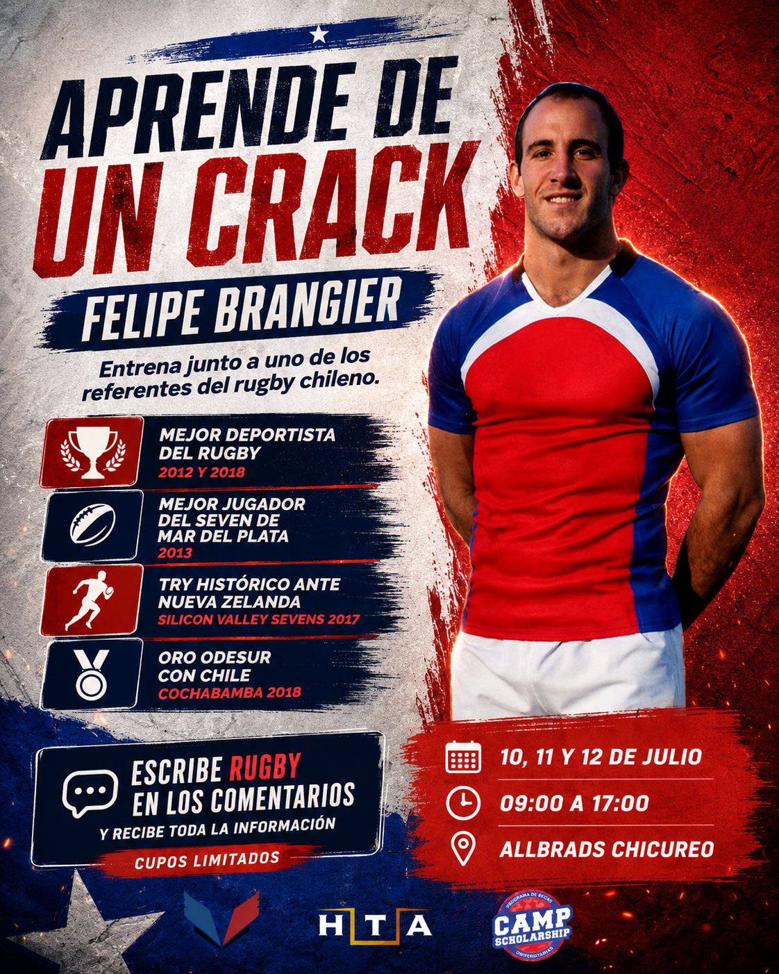 Highlander Rugby Camp By HTA, 10, 11 y 12 de Julio