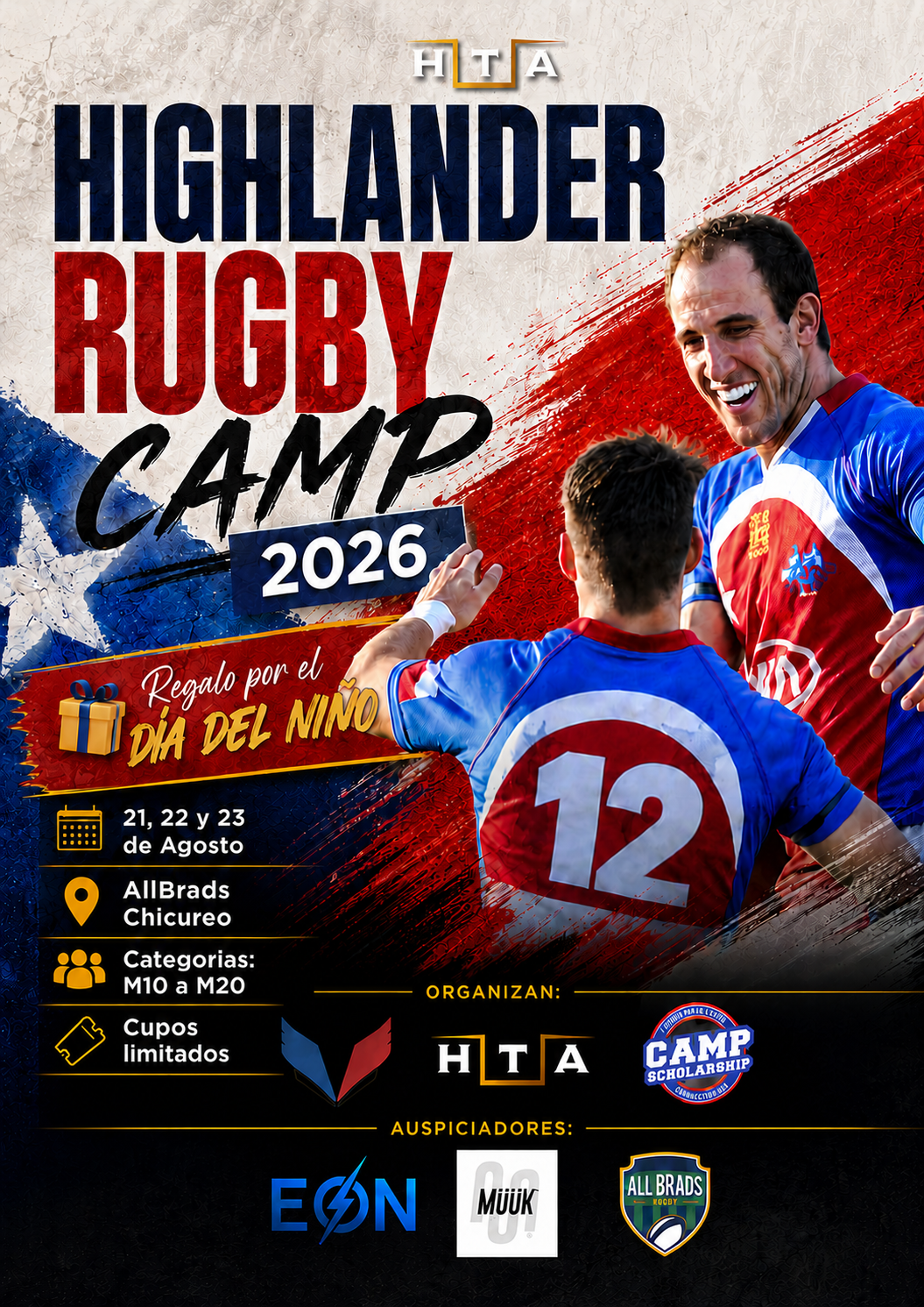 Highlander Rugby Camp By HTA, 21, 22 y 23 de Agosto