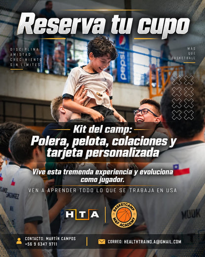 HTA basketball Camp X FadeAway Fitness 12 al 15 de Enero 2027